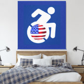 USA behindert Leinwanddruck (Insitu (Schlafzimmer))