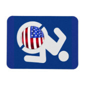 USA behindert Magnet (Horizontal)