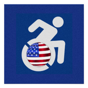 USA behindert Poster