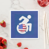 USA behindert Serviette (Beispiel)