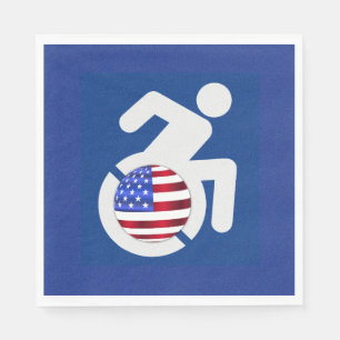 USA behindert Serviette