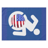 USA behindert Tischdecke (Vorderseite (Horizontal))