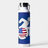 USA behindert Trinkflasche (Vorne)
