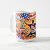 USA bei der Weltmeisterschaft 2026 Kaffeetasse (Vorderseite Links)