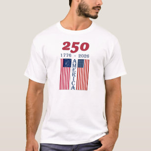 USA/BENNINGTON-FLAGGEN 250 DESIGN T-Shirt