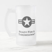 USA bereit für Durchbruch in Schwarz Mattglas Bierglas (Links)