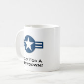 USA bereit für Durcheinander Kaffeetasse (Vorderseite Links)