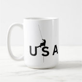 USA Bergsteigen Kaffeetasse (Links)