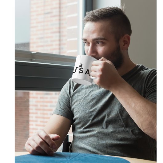 USA Bergsteigen Kaffeetasse
