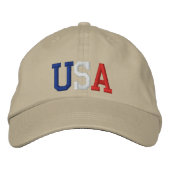 USA bestickt Bestickte Baseballkappe (Vorderseite)