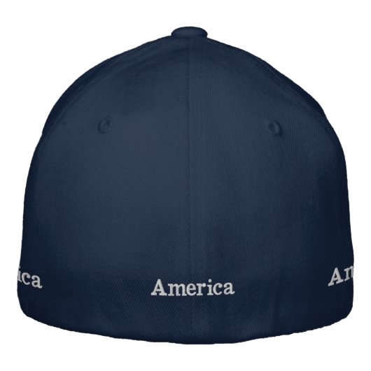 USA BESTICKTE BASEBALLKAPPE (Rückseite)