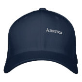 USA BESTICKTE BASEBALLKAPPE (Vorderseite)