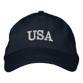 USA BESTICKTE BASEBALLKAPPE (Vorderseite)