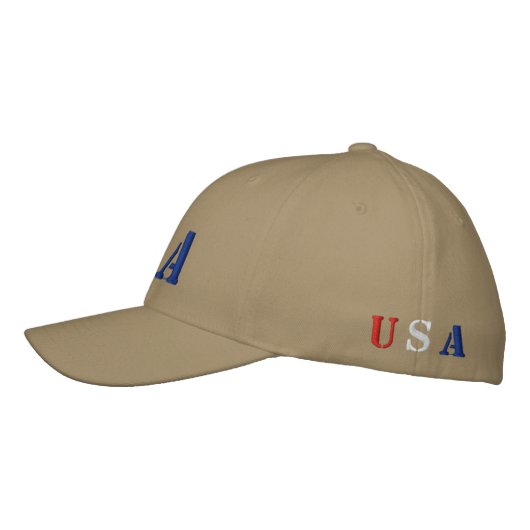 USA BESTICKTE BASEBALLKAPPE (Links)
