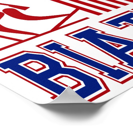 USA Biathlon Poster (Ecke)