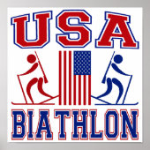 USA Biathlon Poster (Vorne)