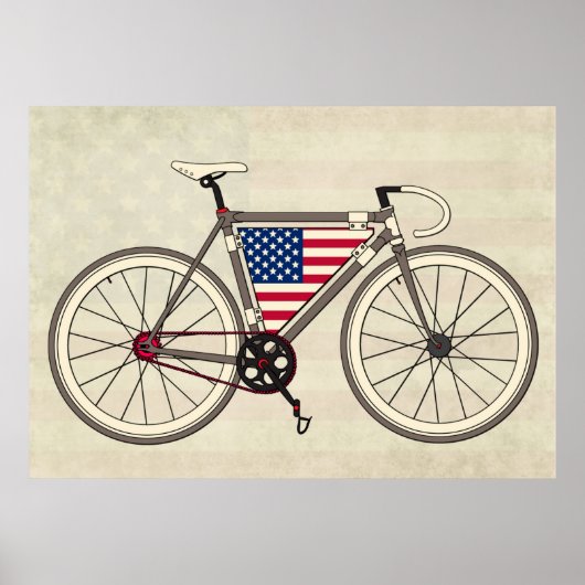 USA Bike Poster (Vorne)