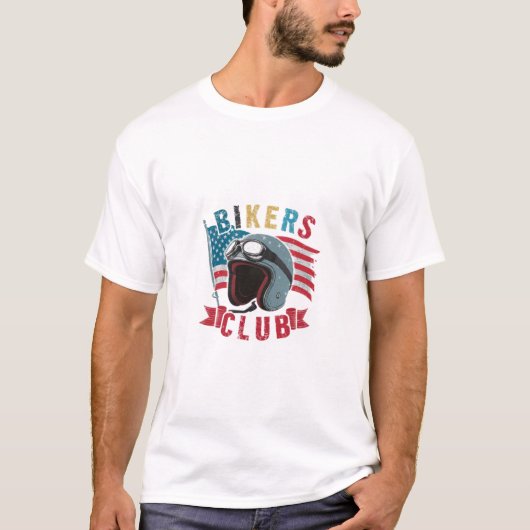 USA Biker Club T-Shirt (Vorderseite)
