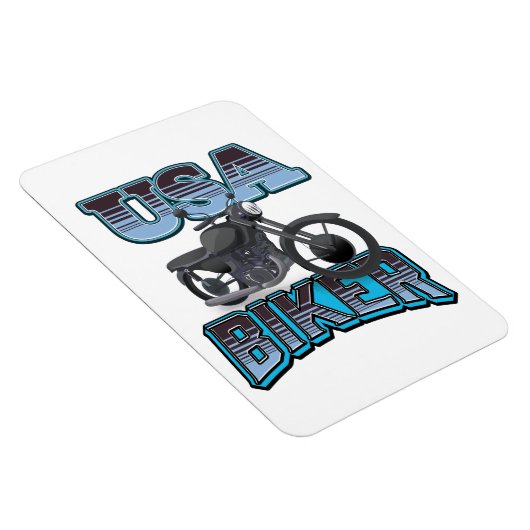 USA Biker Logo Magnet (Rechte Seite)