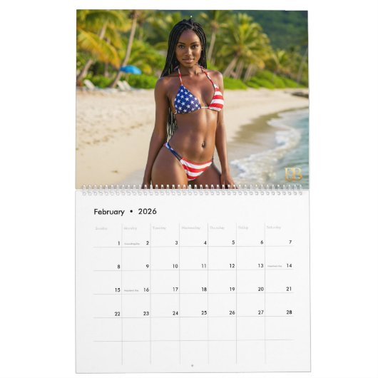 USA Bikini-Kalender Kalender (Feb 2026)