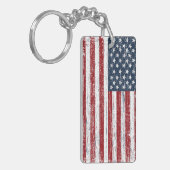 USA Birthday America 1776 to 2026 Flag Patriotic  Schlüsselanhänger (Vorderseite links)