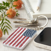 USA Birthday America 1776 to 2026 Flag Patriotic  Schlüsselanhänger (Vorderseite rechts)