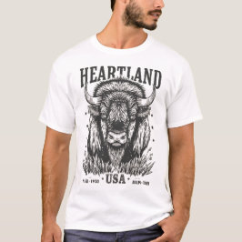 USA Bison T-Shirt