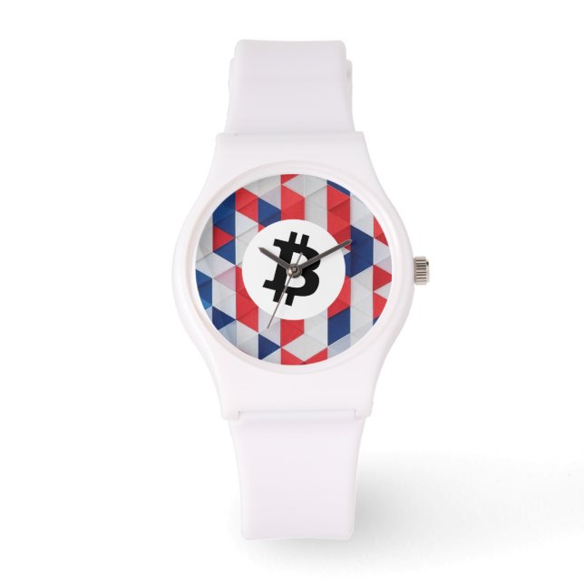 USA Bitcoin Armbanduhr (Vorderseite)