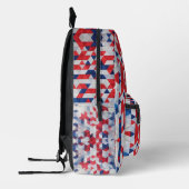 USA Bitcoin Pattern Bedruckter Rucksack (Links)