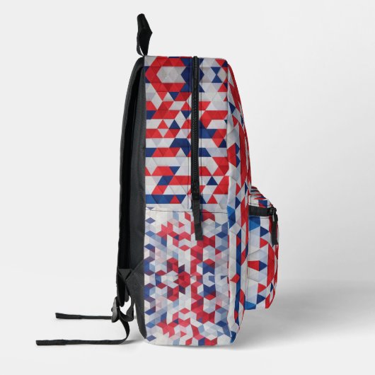 USA Bitcoin Pattern Bedruckter Rucksack (Links)