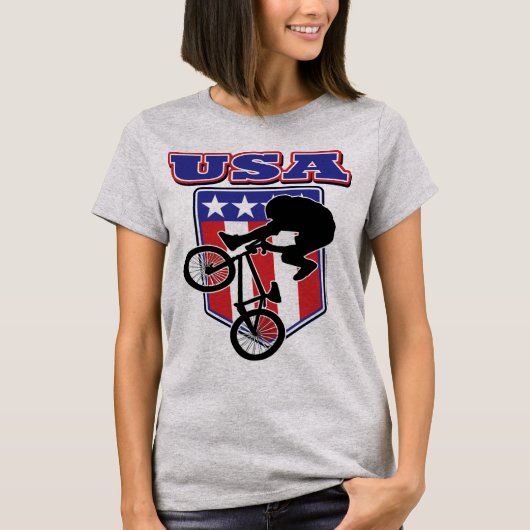 USA-BMX Biker T-Shirt (Vorderseite)