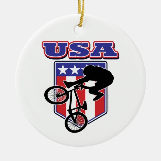 USA BMX KERAMIK ORNAMENT (Vorne)