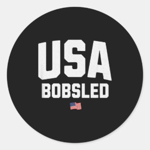 USA-Bob Runder Aufkleber