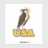 USA Bold Eagle Aufkleber (Blatt)