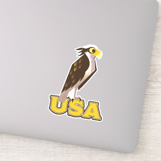 USA Bold Eagle Aufkleber (Detail)
