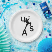 USA boulding Pappteller (Party)