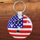 USA Bowling Ball Schlüsselanhänger (Vorderseite)