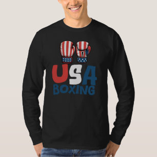 USA Boxen, American Flag Boxdesign T-Shirt