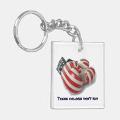 USA-Boxhandschuhe Schlüsselanhänger (Vorderseite links)