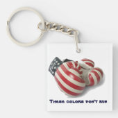 USA-Boxhandschuhe Schlüsselanhänger (Vorderseite)