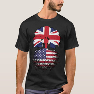 USA - British UK Treots Flag T-Shirt