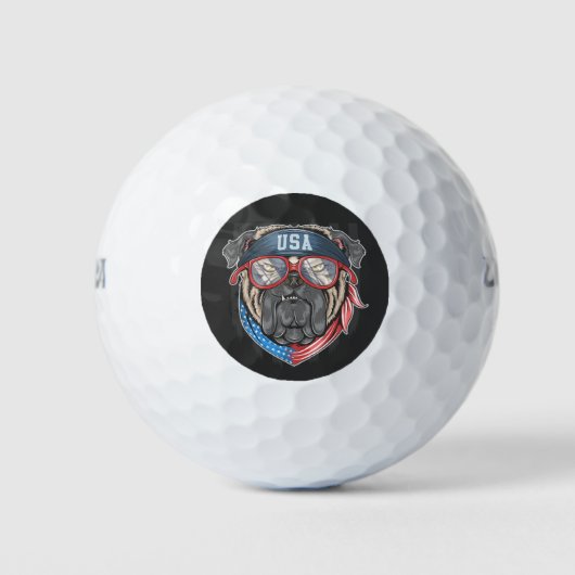 USA Bulldog Golfball (Vorderseite)