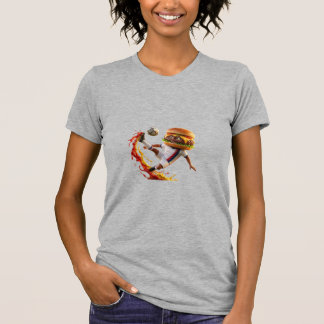 USA Burger Soccer Mascot - World Cup 2026 T-Shirt