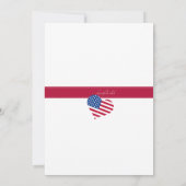 USA-Bürger-Verstaatlichungs-Party Einladung (Rückseite)