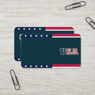 USA Business Card Visitenkarte