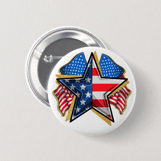 USA BUTTON (Vorne & Hinten)