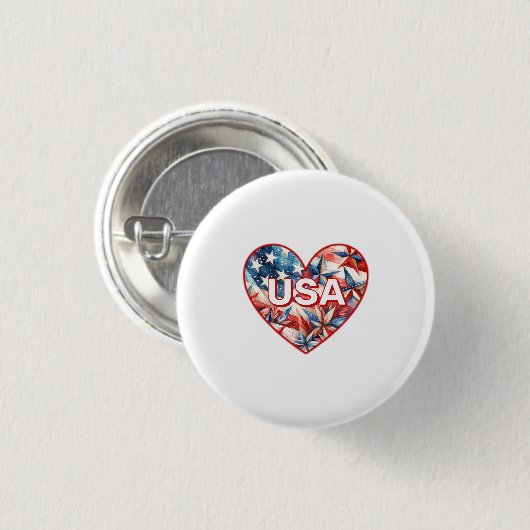 USA BUTTON (Vorne & Hinten)