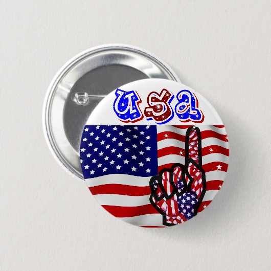 USA!_ BUTTON (Vorne & Hinten)