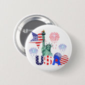 USA BUTTON (Vorne & Hinten)