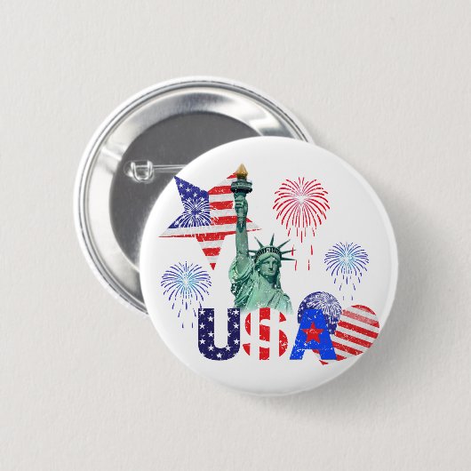 USA BUTTON (Vorne & Hinten)